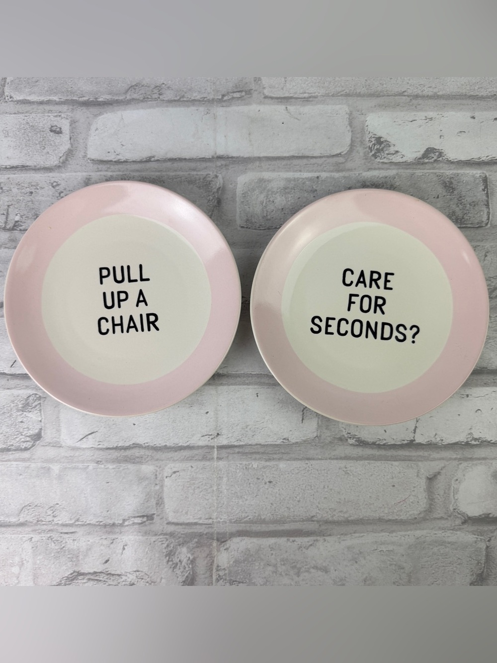 Kate Spade Plates Dessert Bread Care for Seconds..